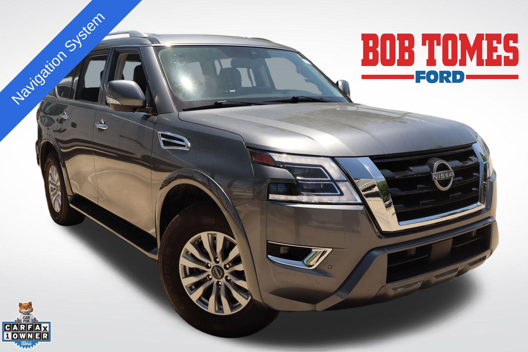 Gray (Gun Metallic) 2024 Nissan Armada SUV / Crossover Four-Wheel Drive 7-Speed Automatic