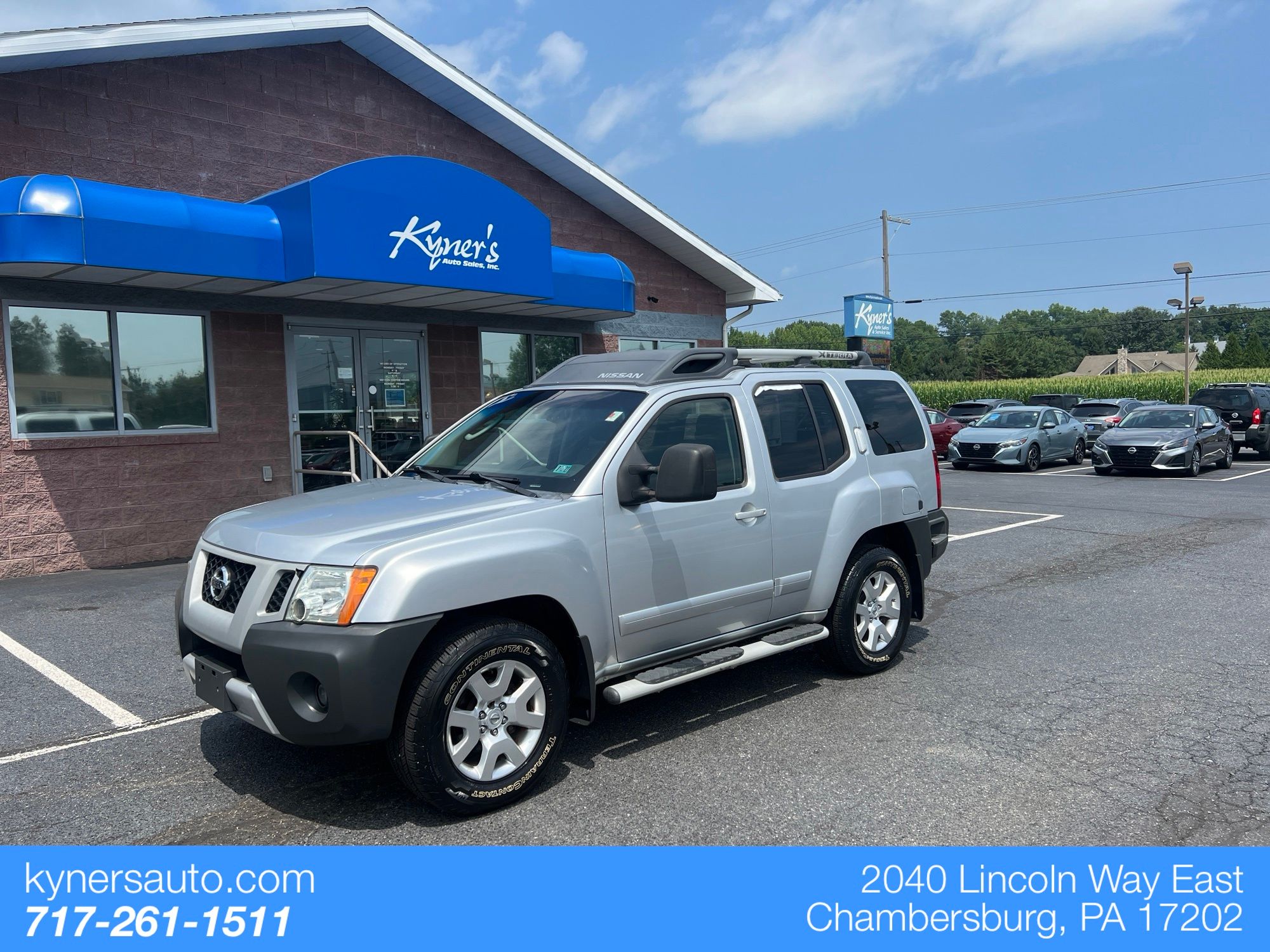 Silver Lightning Metallic 2010 Nissan Xterra SUV / Crossover Four-Wheel Drive 5-Speed Automatic