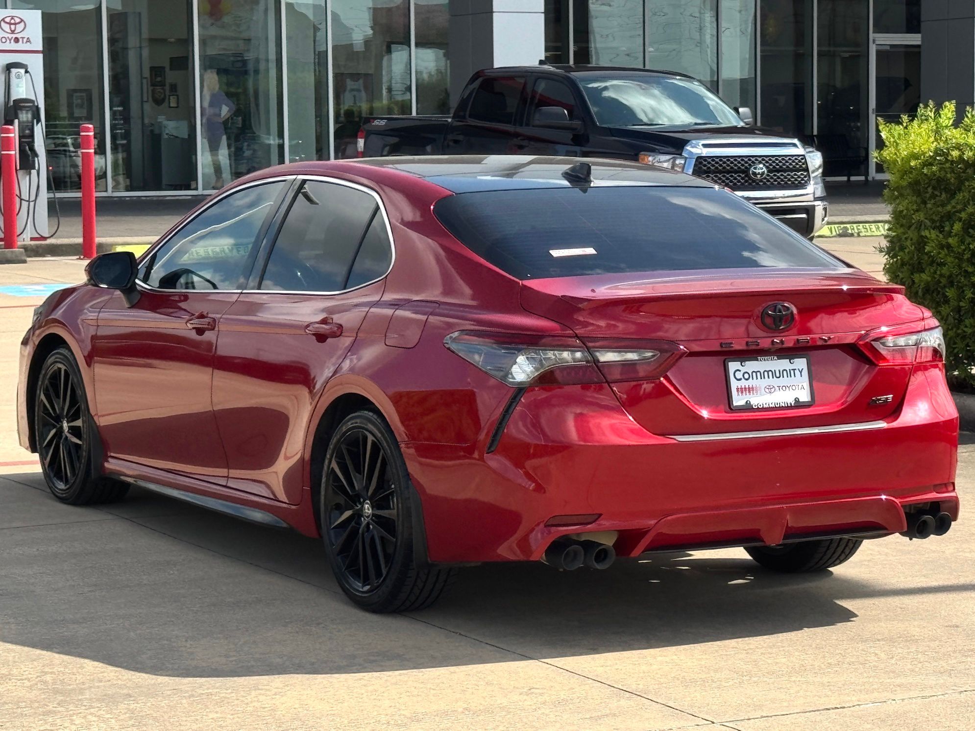 2022 Toyota Camry XSE Red at DeMontrond Gulf Freeway