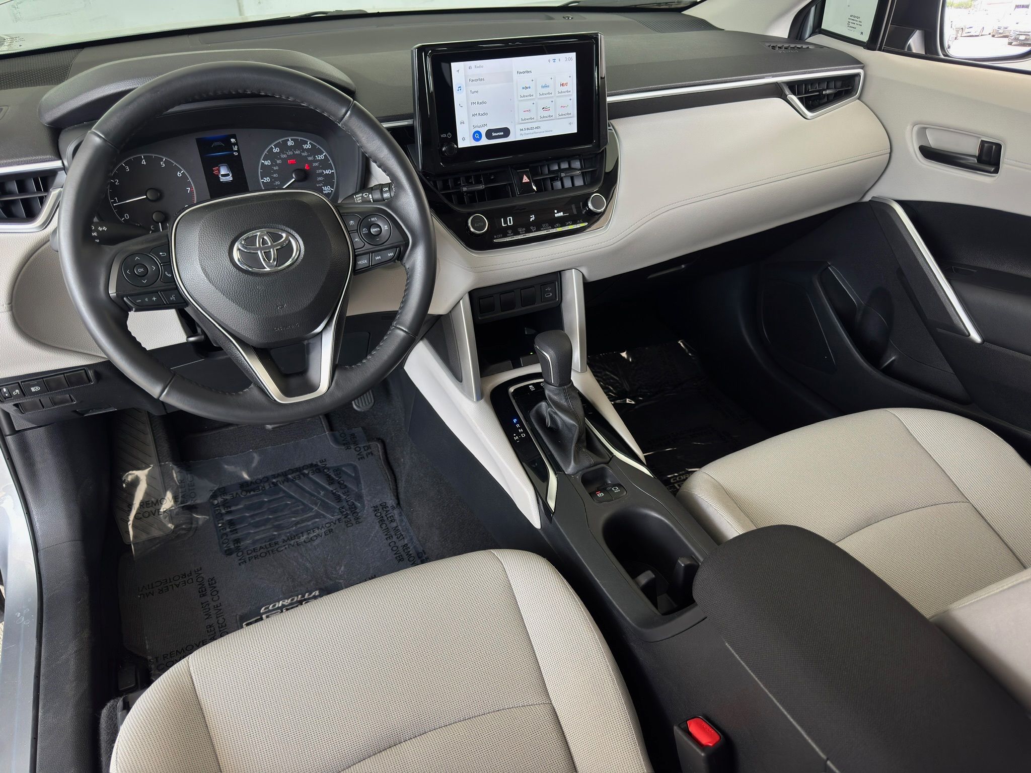 2024 Toyota Corolla Cross LE Silver at Texan Dodge Chrysler Jeep Ram