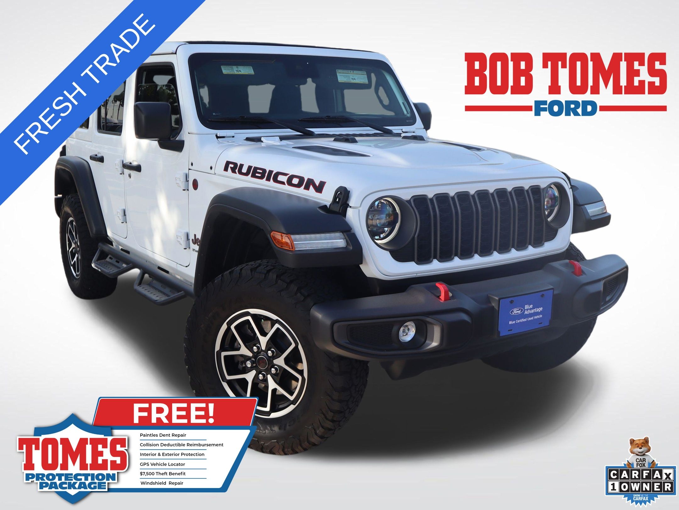 Bright White Clearcoat 2024 Jeep Wrangler SUV / Crossover Four-Wheel Drive 8-Speed Automatic