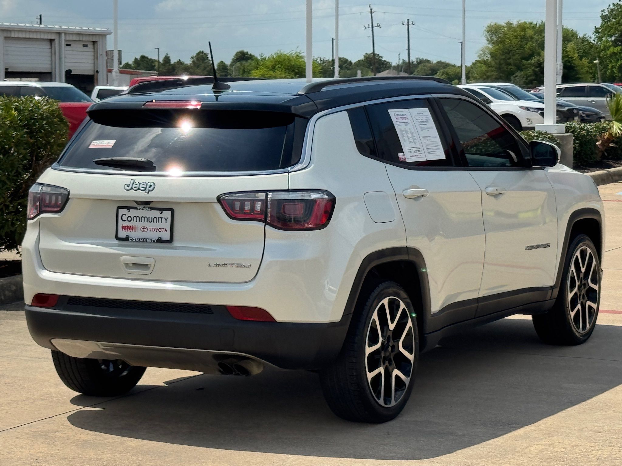 2018 Jeep Compass Limited White at Victoria Chrysler Dodge Jeep Ram
