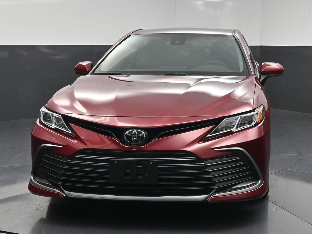 2022 Toyota Camry LE Red at Monument Chevrolet