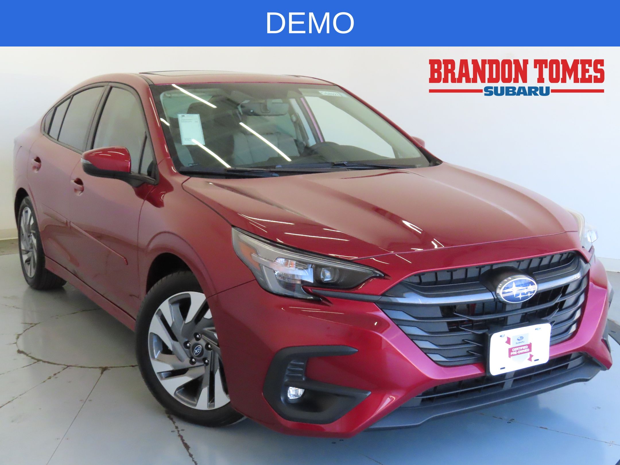 Crimson Red Pearl 2025 Subaru Legacy Sedan All-Wheel Drive Continuously Variable Transmission
