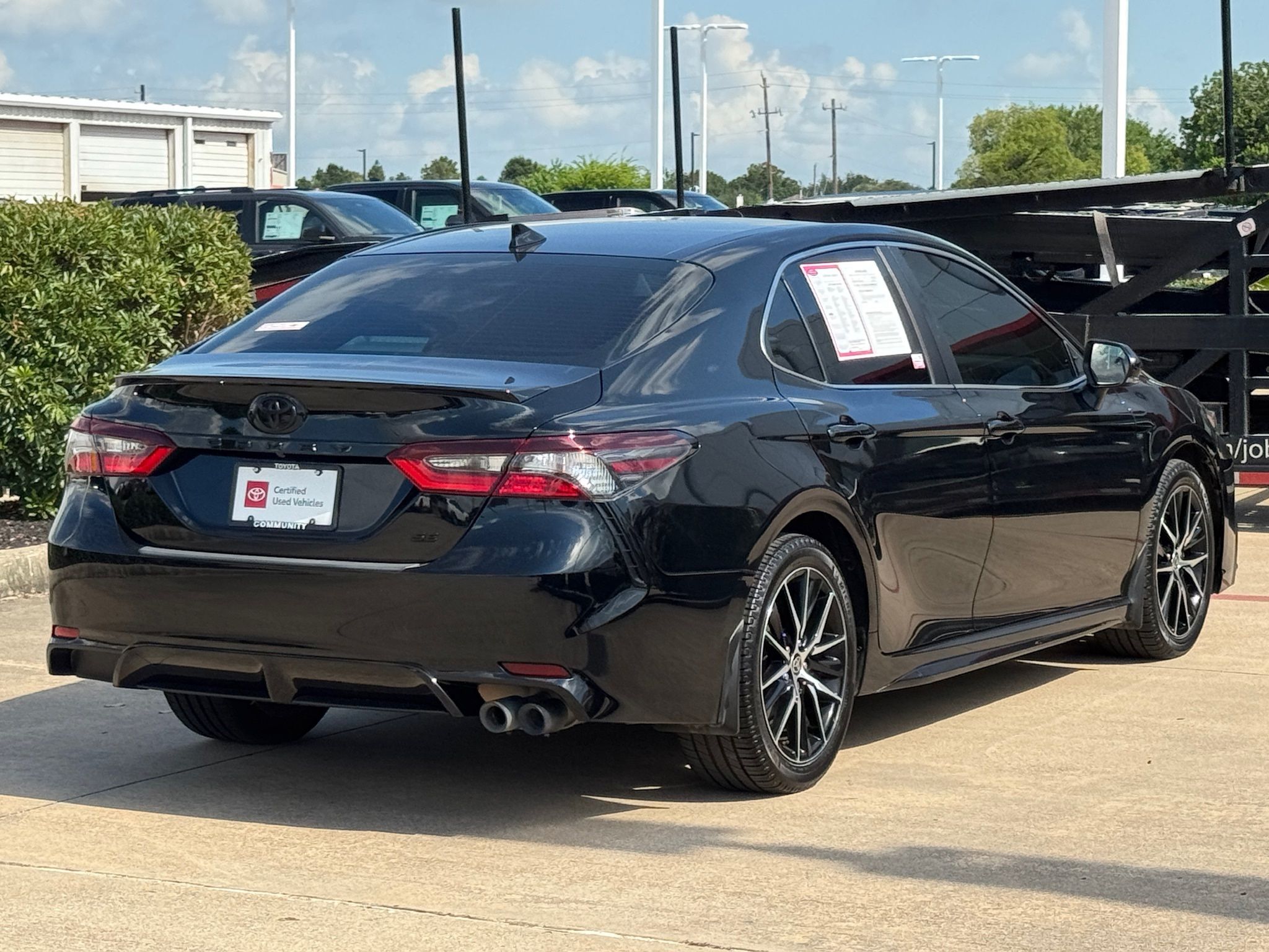 2024 Toyota Camry SE Black at Classic Elite Chevrolet Sugar Land