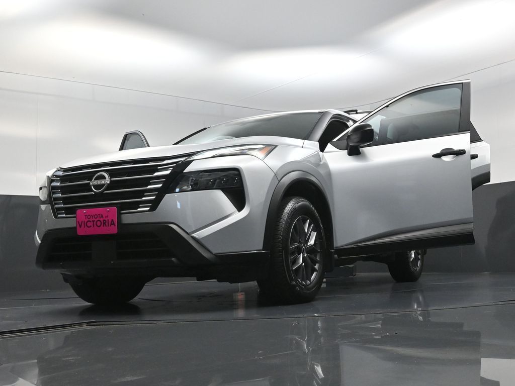 2025 Nissan Rogue S Silver at South Houston Nissan