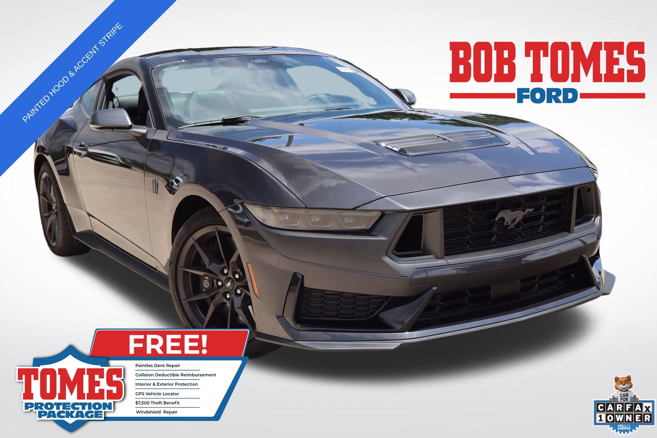 Gray Metallic 2024 Ford Mustang Coupe Rear-Wheel Drive Automatic