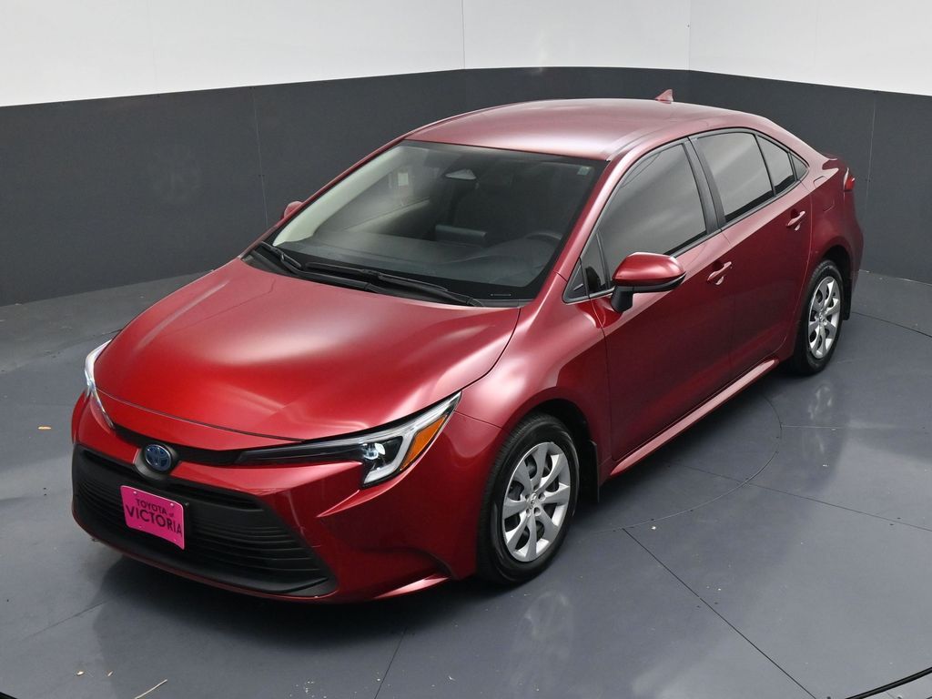 2024 Toyota Corolla Hybrid LE Red at DeMontrond Automotive Group