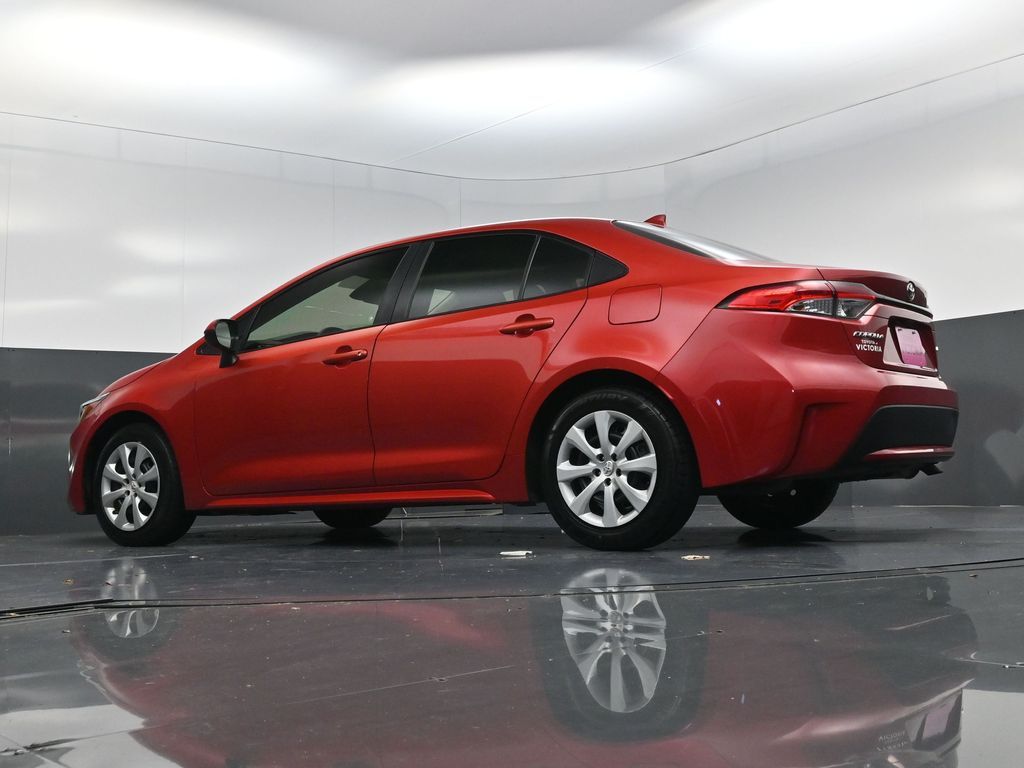 2021 Toyota Corolla LE Red at DeMontrond Auto Country
