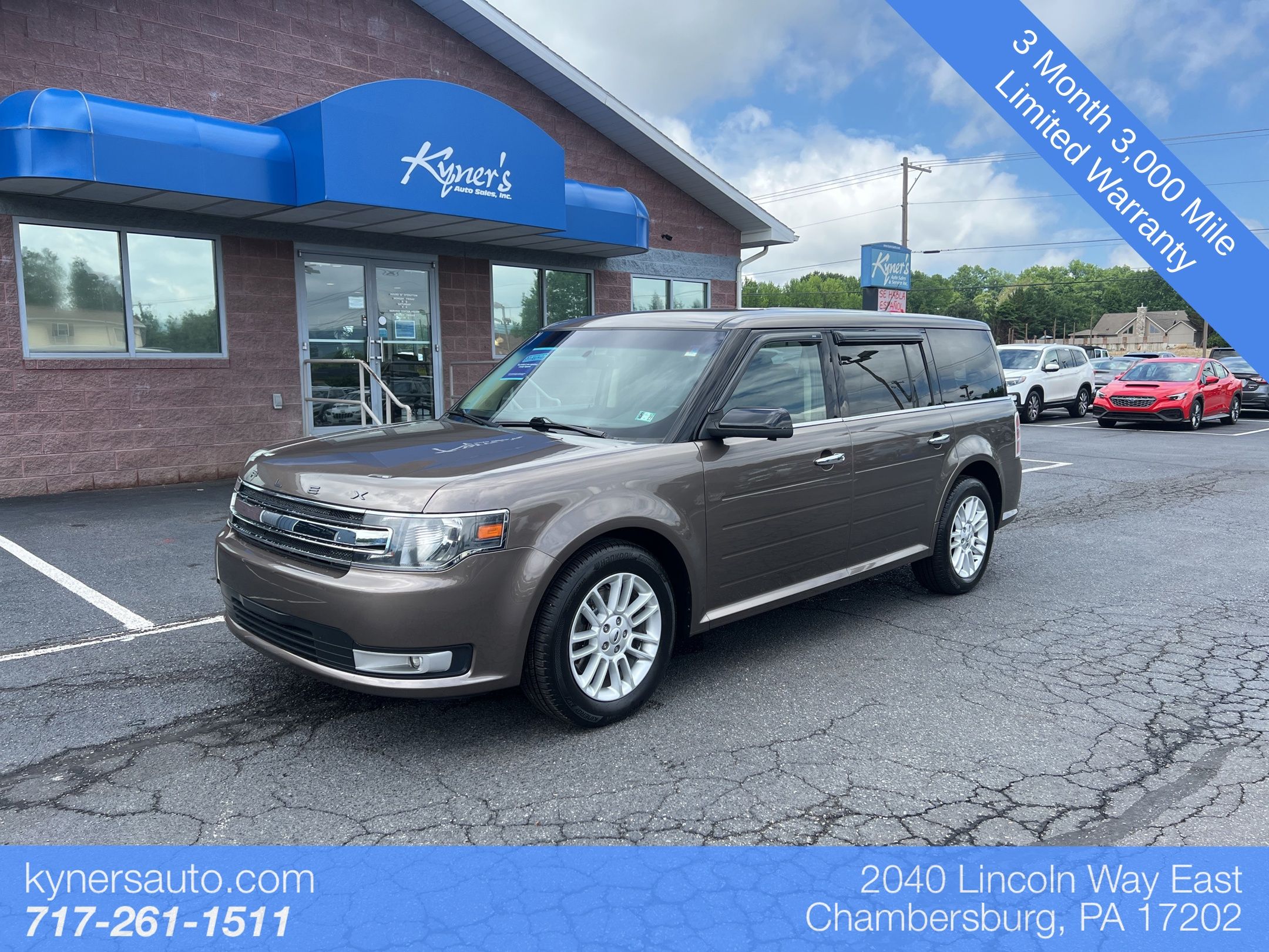 Stone Gray Metallic 2019 Ford Flex SEL AWD SUV / Crossover All-Wheel Drive 6-Speed Automatic