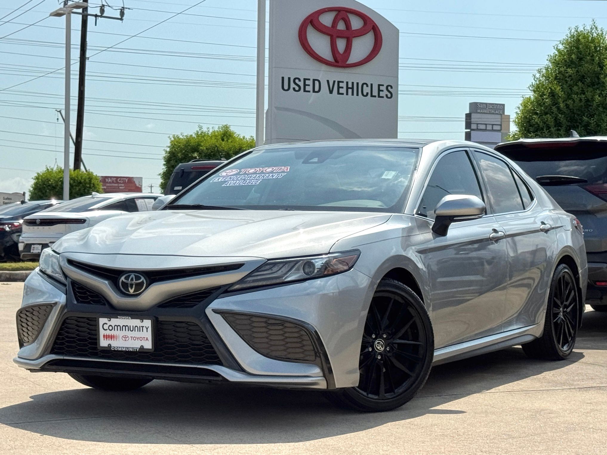 2021 Toyota Camry XSE Silver at Monument Chevrolet