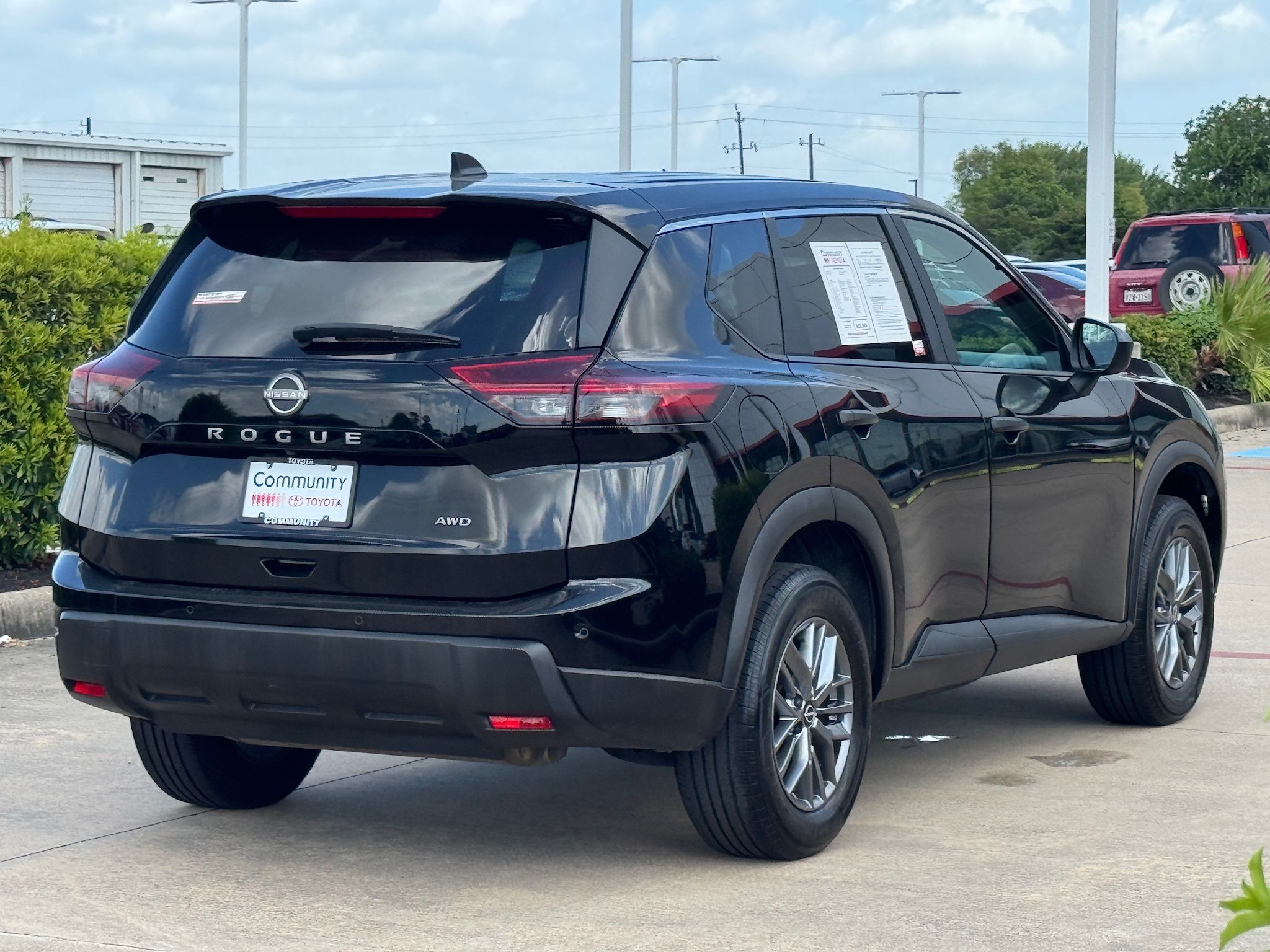 2024 Nissan Rogue S Black at Central Houston Nissan