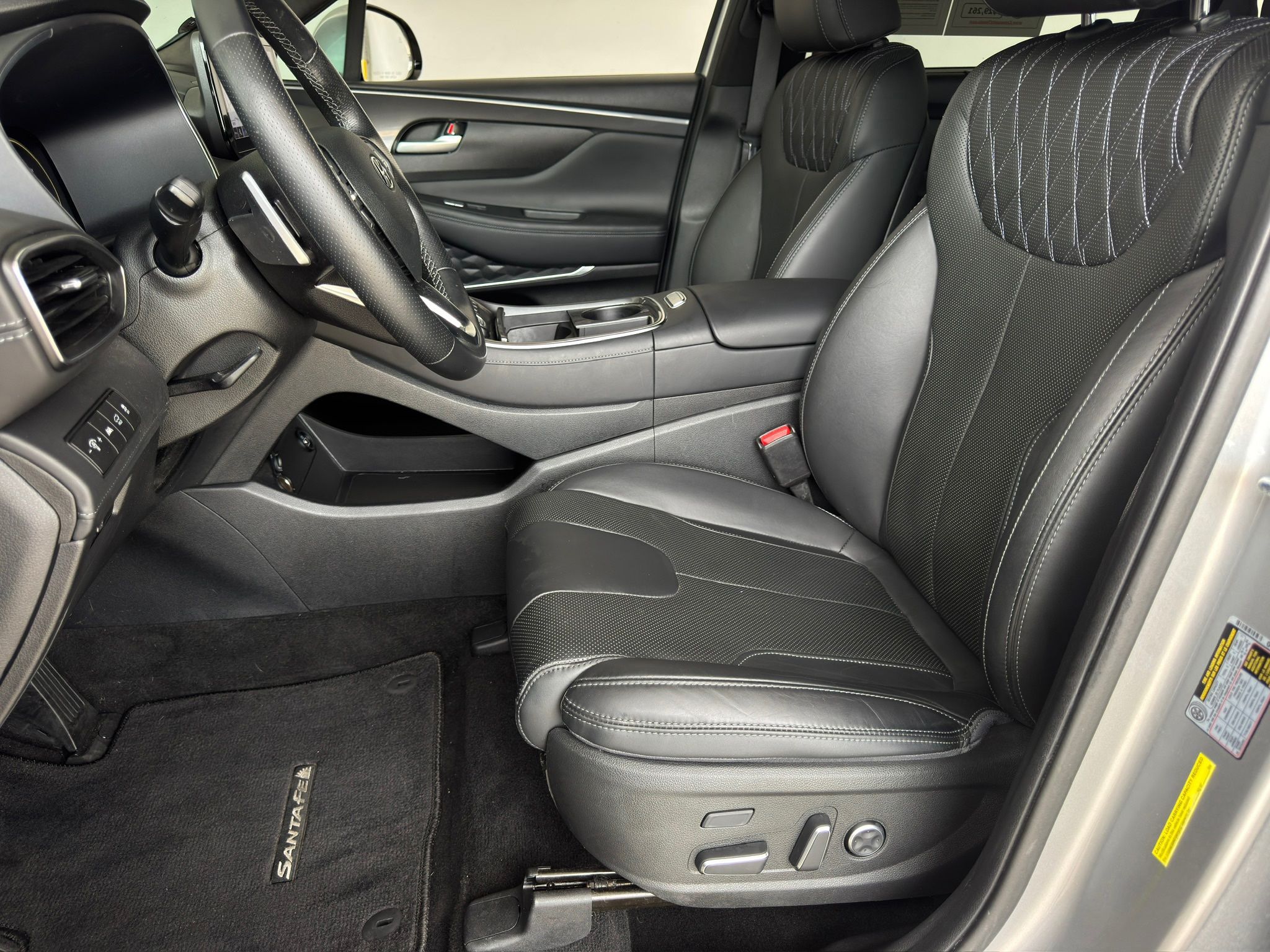2022 Hyundai Santa Fe Calligraphy Silver at DeMontrond Mazda