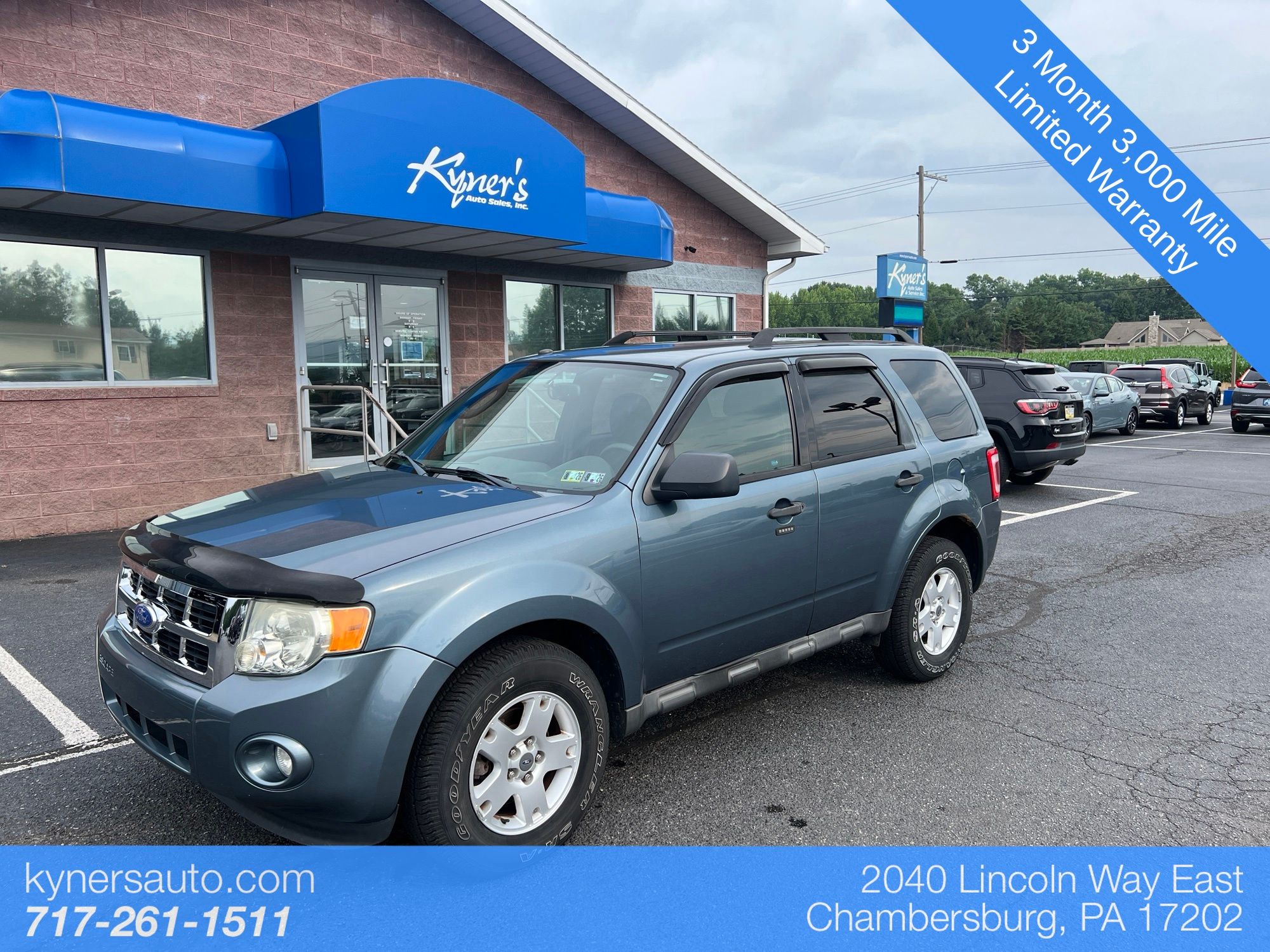 Gray (Steel Blue Metallic) 2011 Ford Escape SUV / Crossover All-Wheel Drive 6-Speed Automatic
