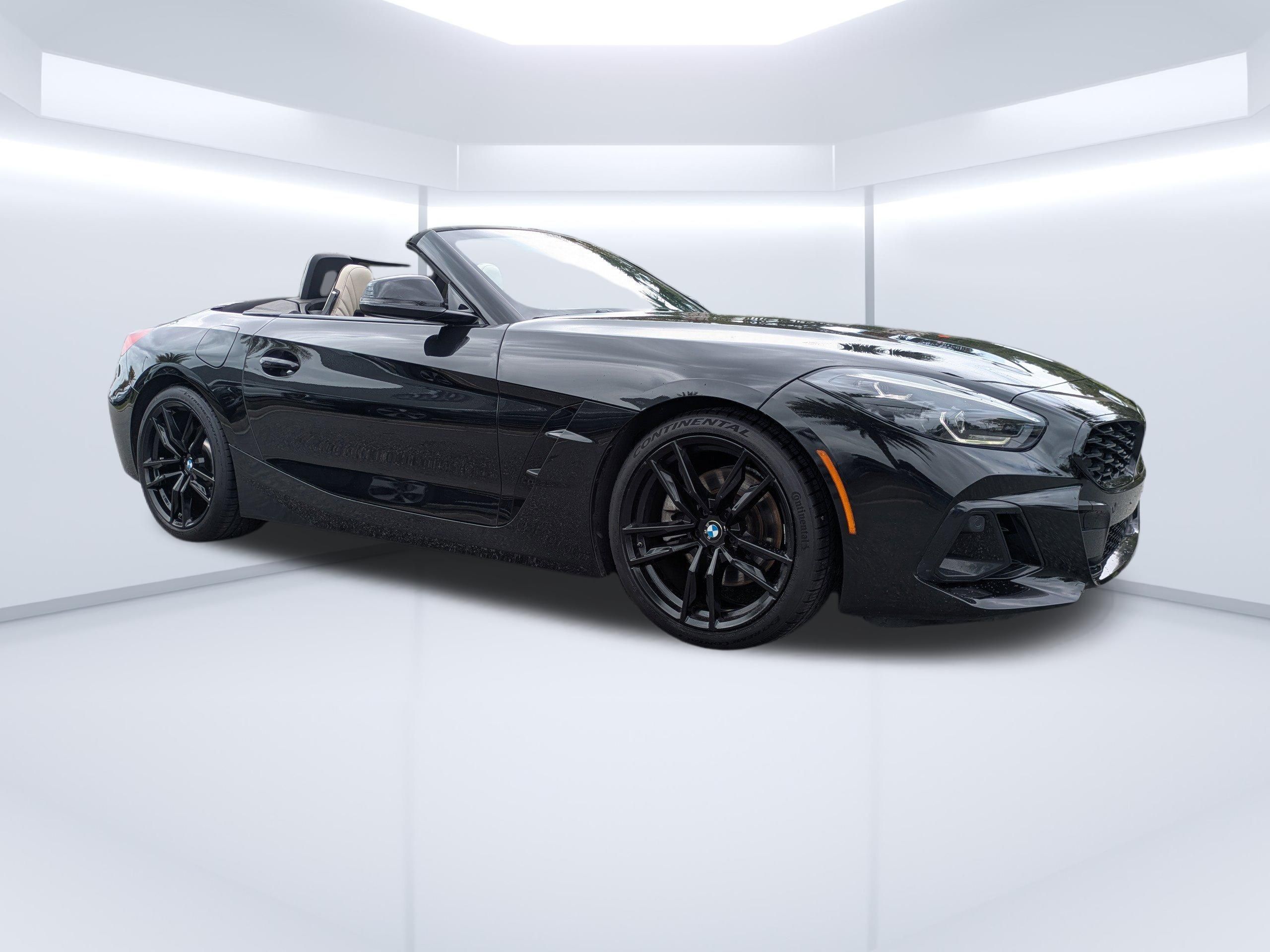 Black Sapphire Metallic 2024 BMW Z4 sDrive30i RWD Convertible Rear-Wheel Drive 8-Speed Automatic