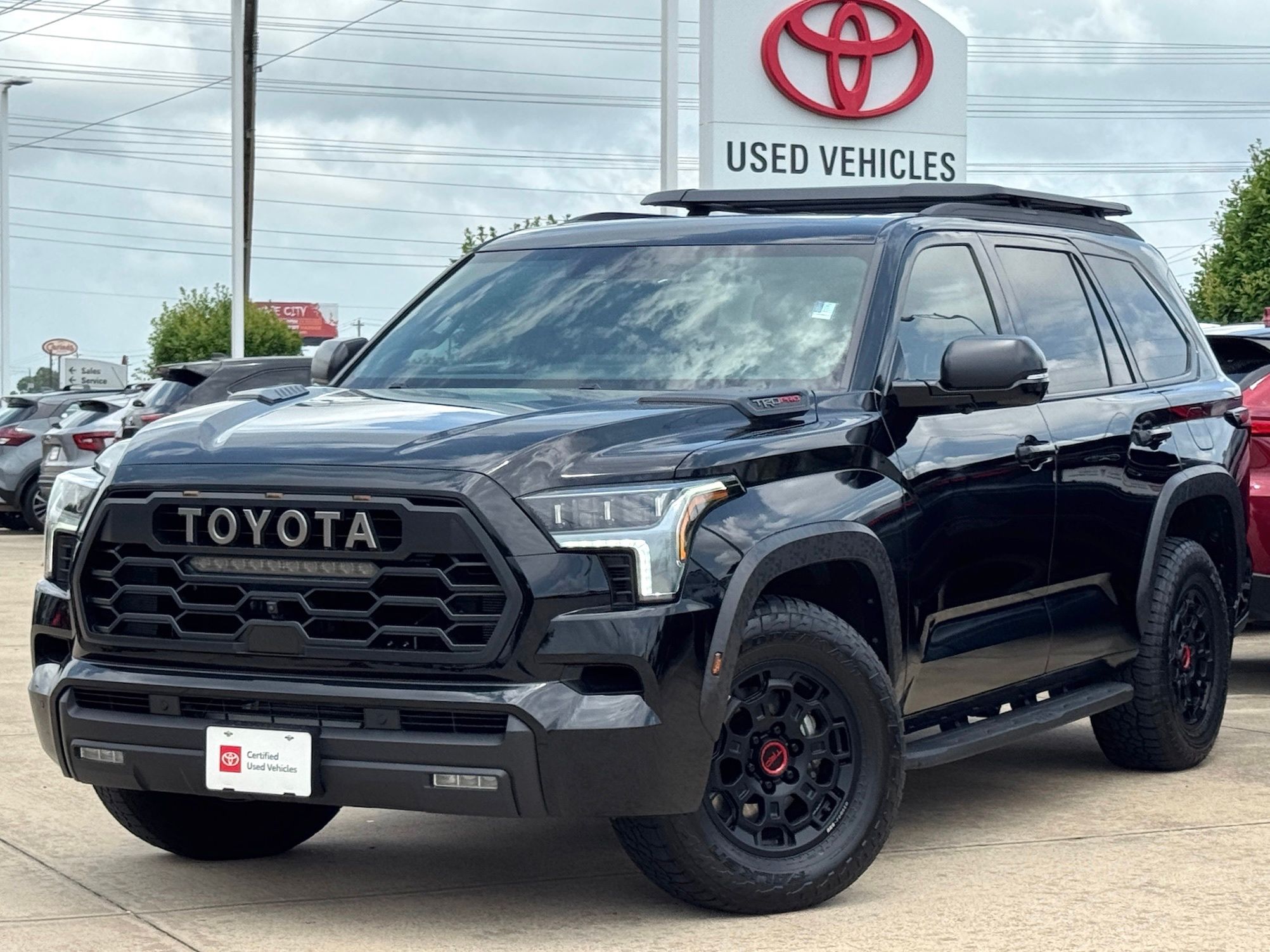 Midnight Black Metallic 2026 Toyota Sequoia TRD Pro 4WD SUV / Crossover Four-Wheel Drive Automatic
