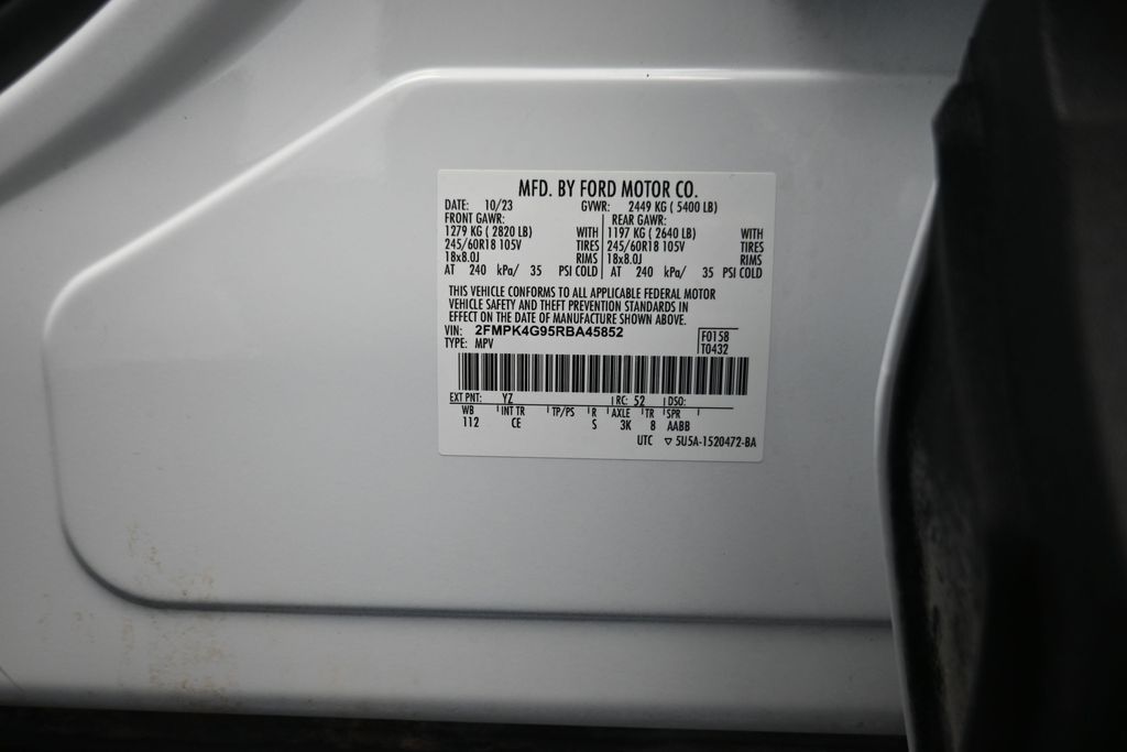 2024 Ford Edge SE White at DeMontrond Ford