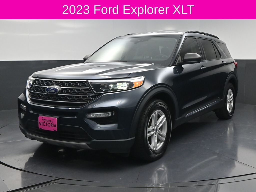 2023 Ford Explorer XLT Blue at North Houston Mitsubishi