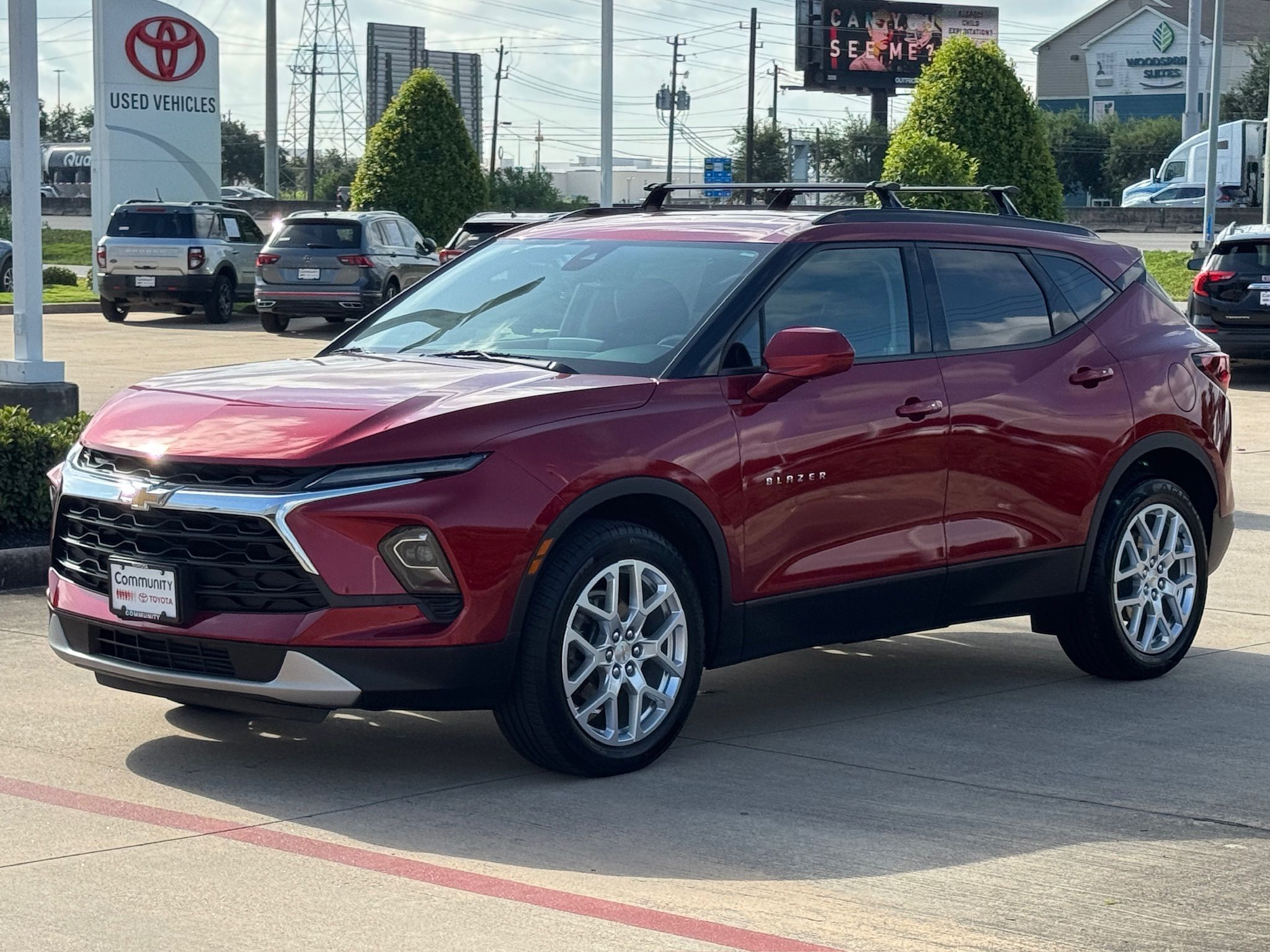 2024 Chevrolet Blazer LT Red at DeMontrond Gulf Freeway