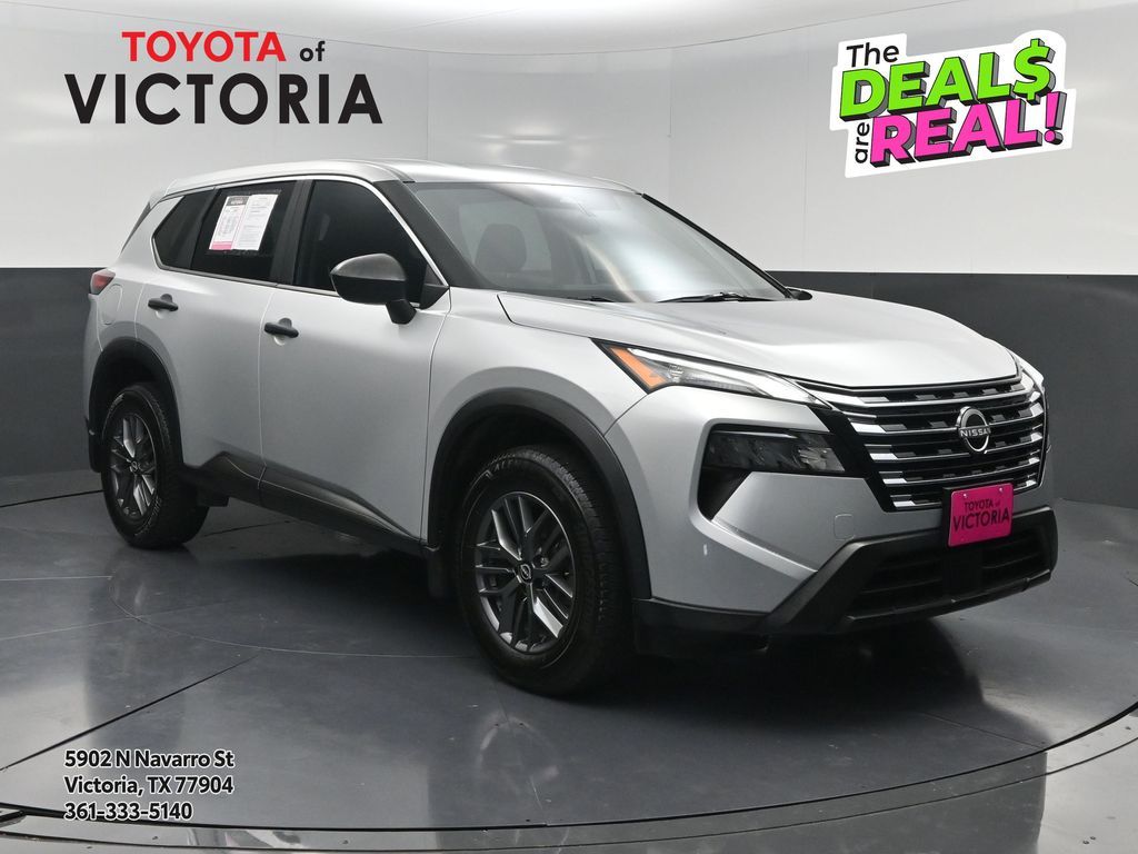 2025 Nissan Rogue S Silver at South Houston Nissan