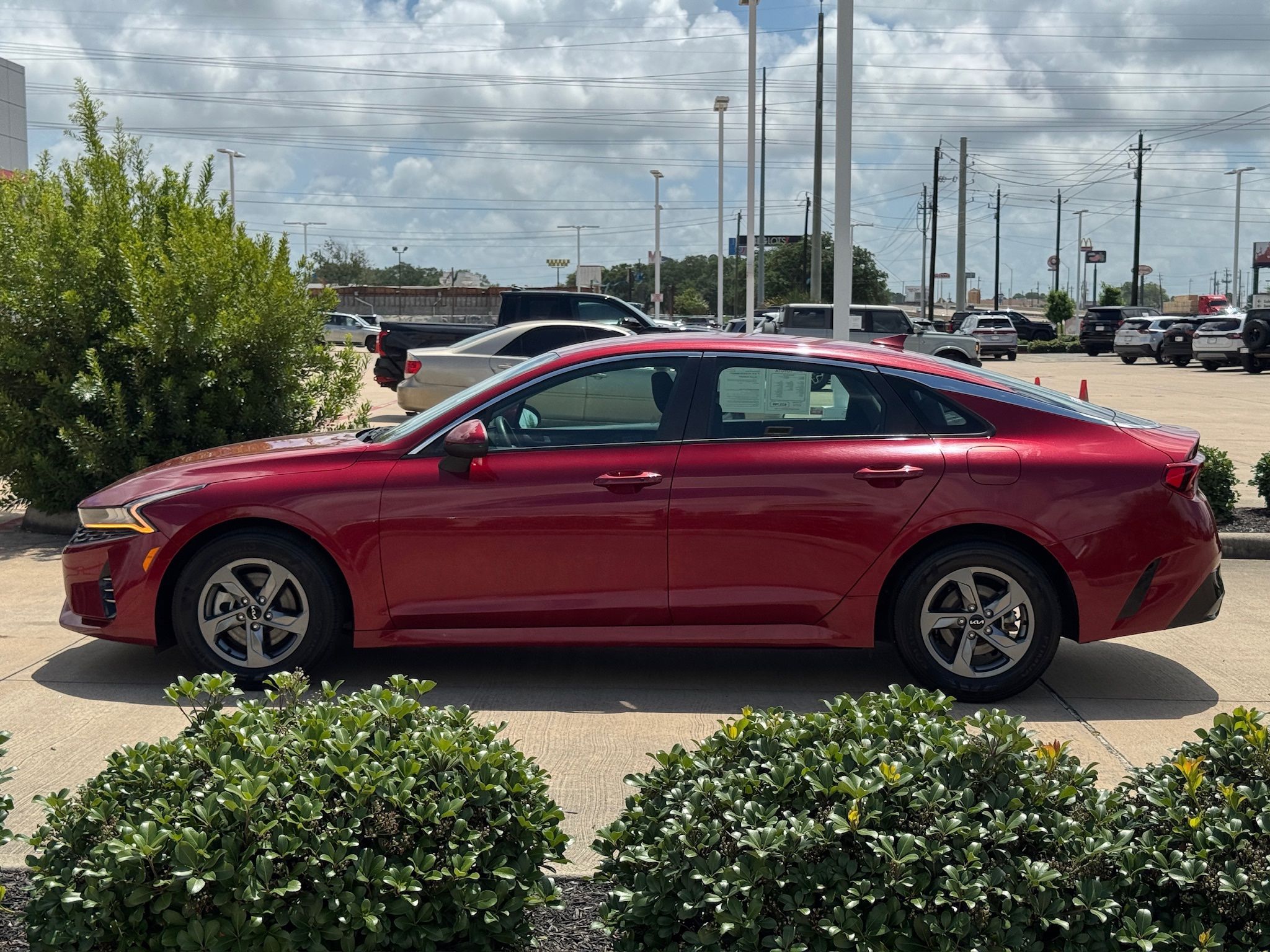 2023 Kia K5 LXS Red at River Oaks CDJR