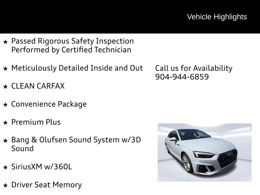 Audi 2023 A5 Sportback 45 S line Premium Plus quattro