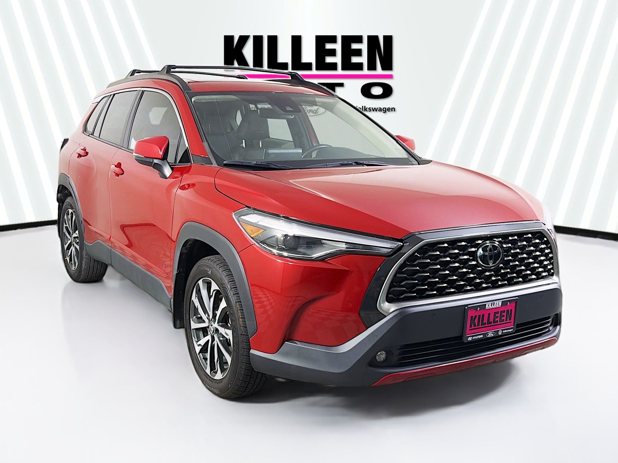 2022 Toyota Corolla Cross XLE Red at Emmons Autoplex
