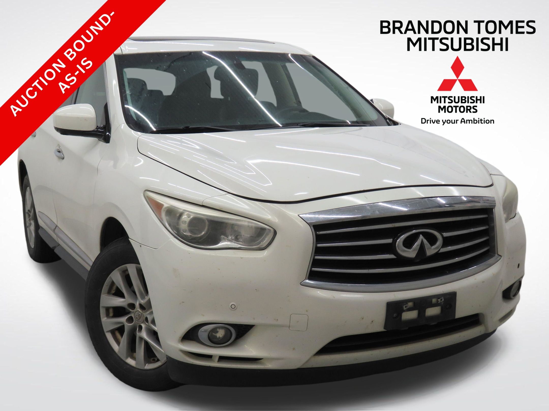 Moonlight White 2013 INFINITI JX35 FWD SUV / Crossover Front-Wheel Drive Continuously Variable Transmission