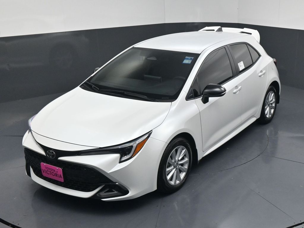 2026 Toyota Corolla Hatchback SE White at Toyota of Victoria