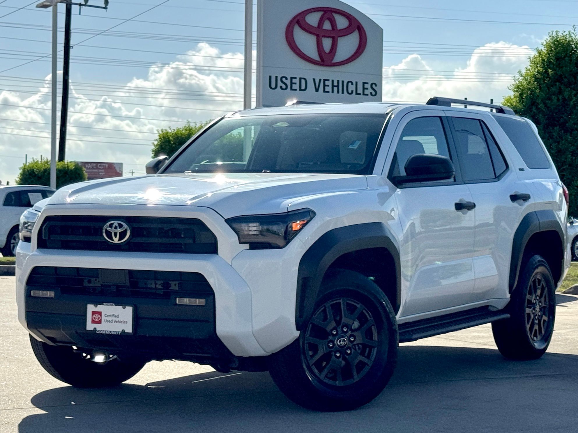 2025 Toyota 4Runner SR5 White at Community Toyota
