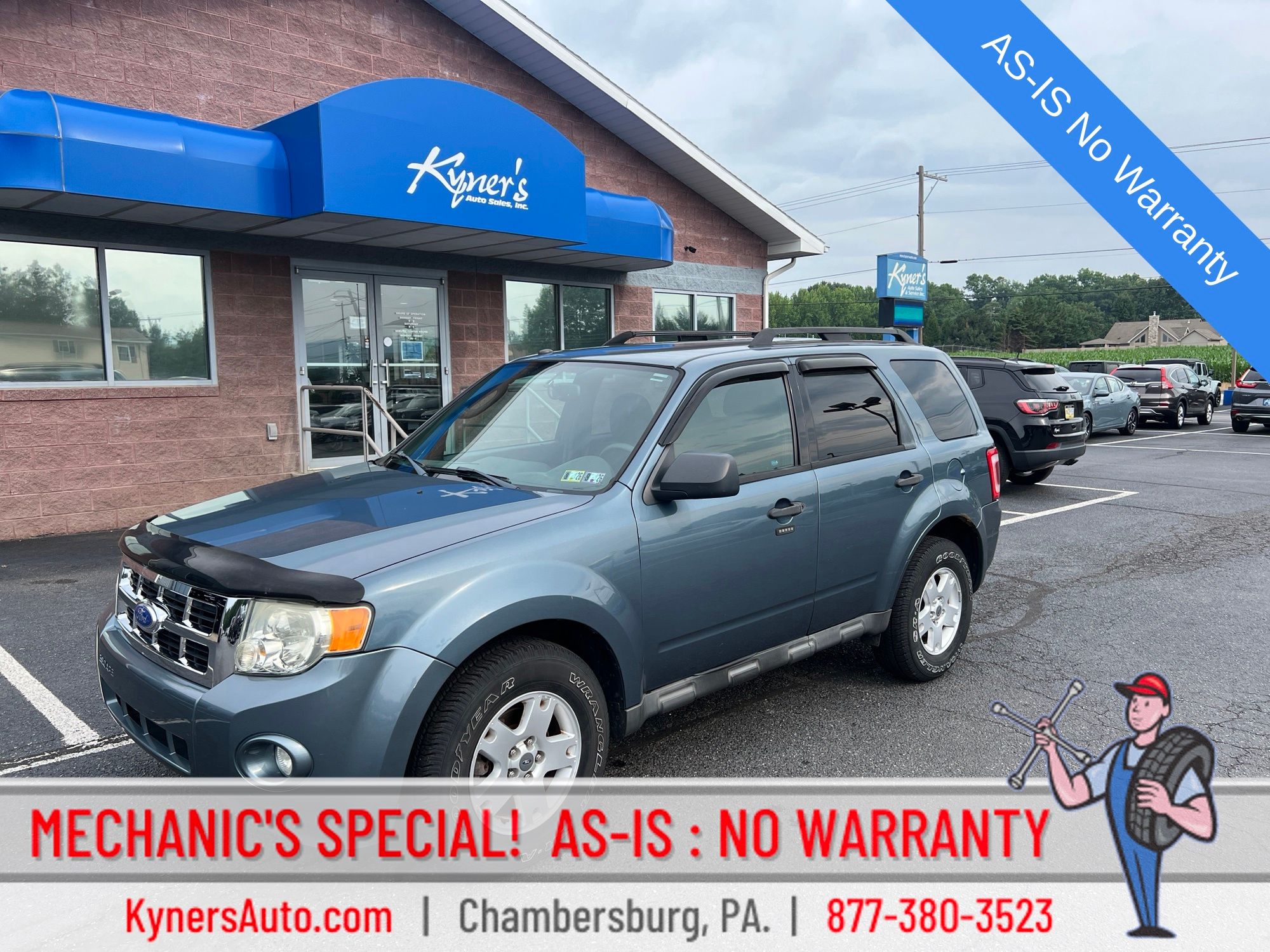 Gray (Steel Blue Metallic) 2011 Ford Escape SUV / Crossover All-Wheel Drive 6-Speed Automatic
