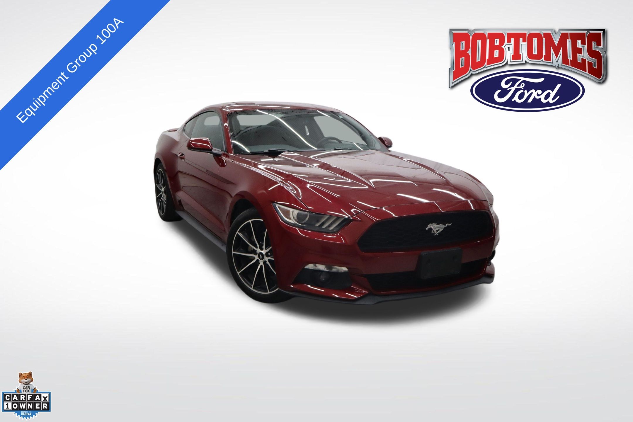 Ruby Red Metallic 2016 Ford Mustang EcoBoost Coupe RWD Coupe Rear-Wheel Drive 6-Speed Automatic