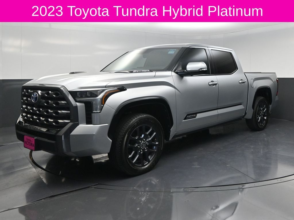 2023 Toyota Tundra Hybrid Platinum Silver at EAG Ford Navasota