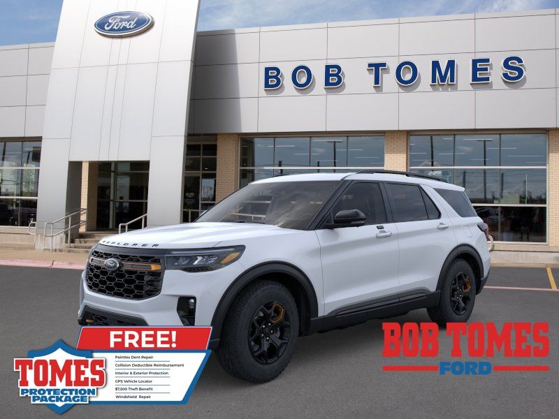 White Metallic 2026 Ford Explorer SUV / Crossover All-Wheel Drive Automatic