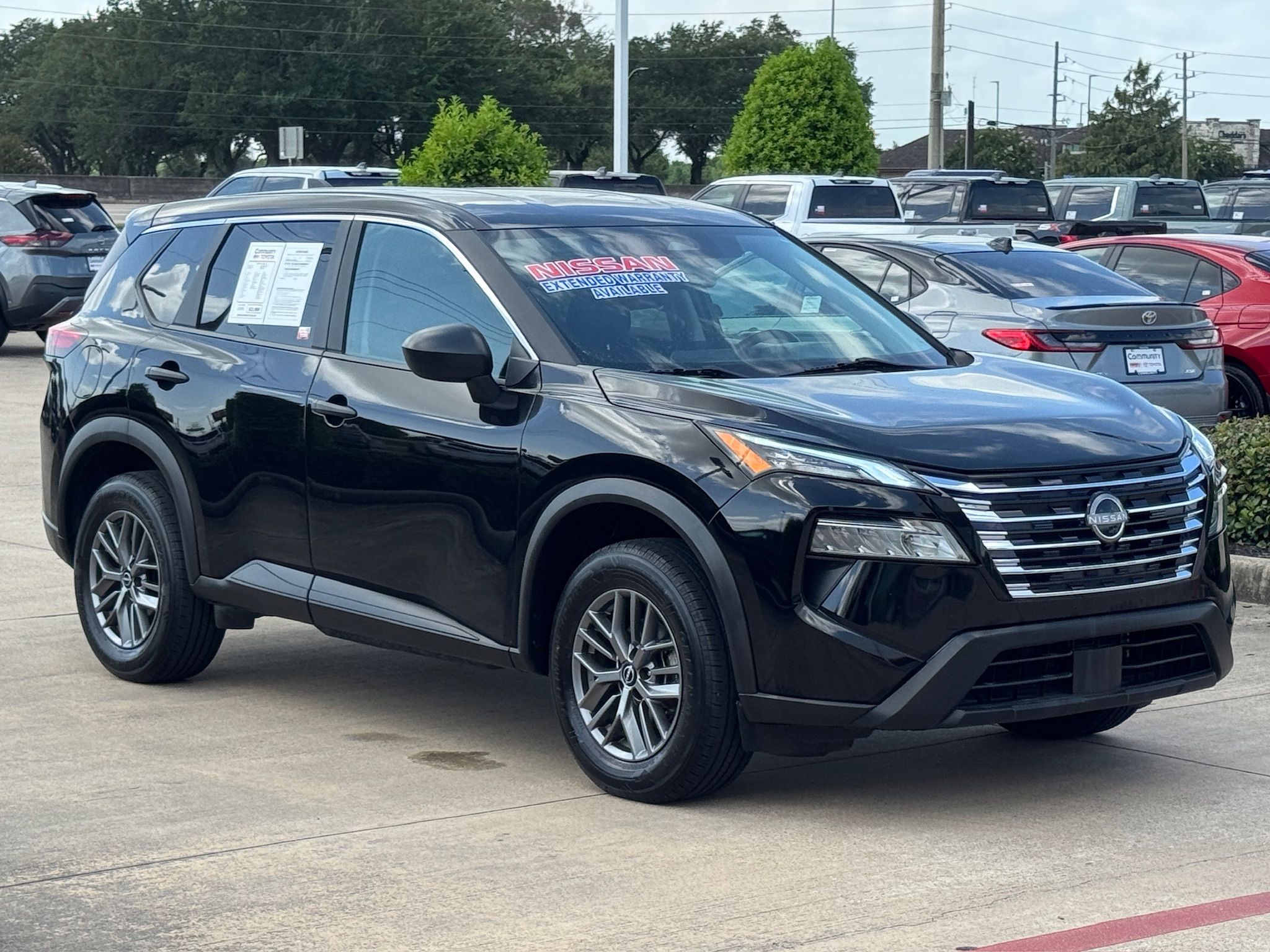 2024 Nissan Rogue S Black at Central Houston Nissan