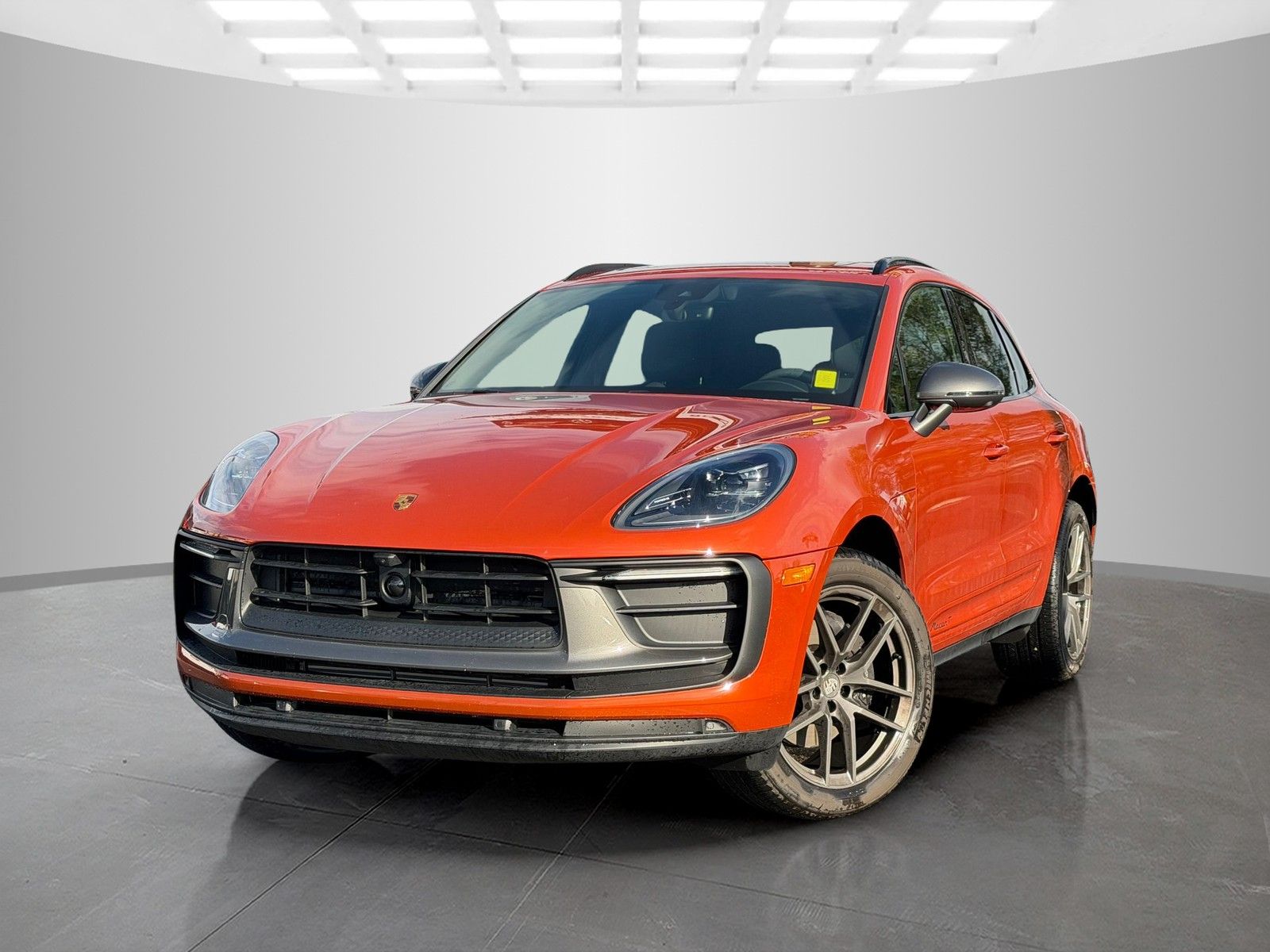 Papaya Metallic 2025 Porsche Macan AWD SUV / Crossover All-Wheel Drive 7-Speed Automatic