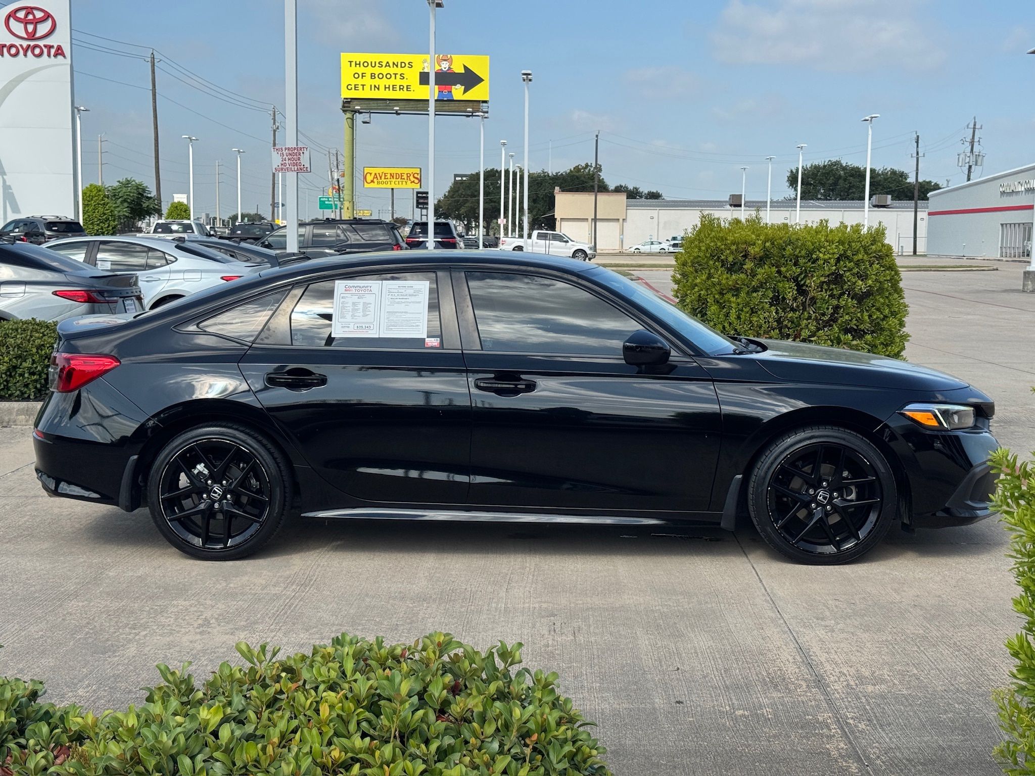 2023 Honda Civic Sport Black at Parkway Family Mazda