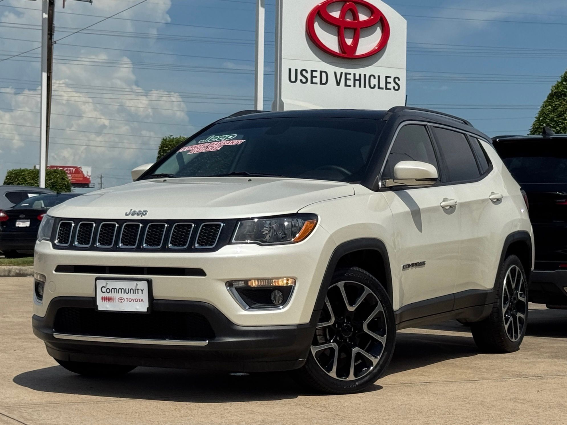2018 Jeep Compass Limited White at Victoria Chrysler Dodge Jeep Ram