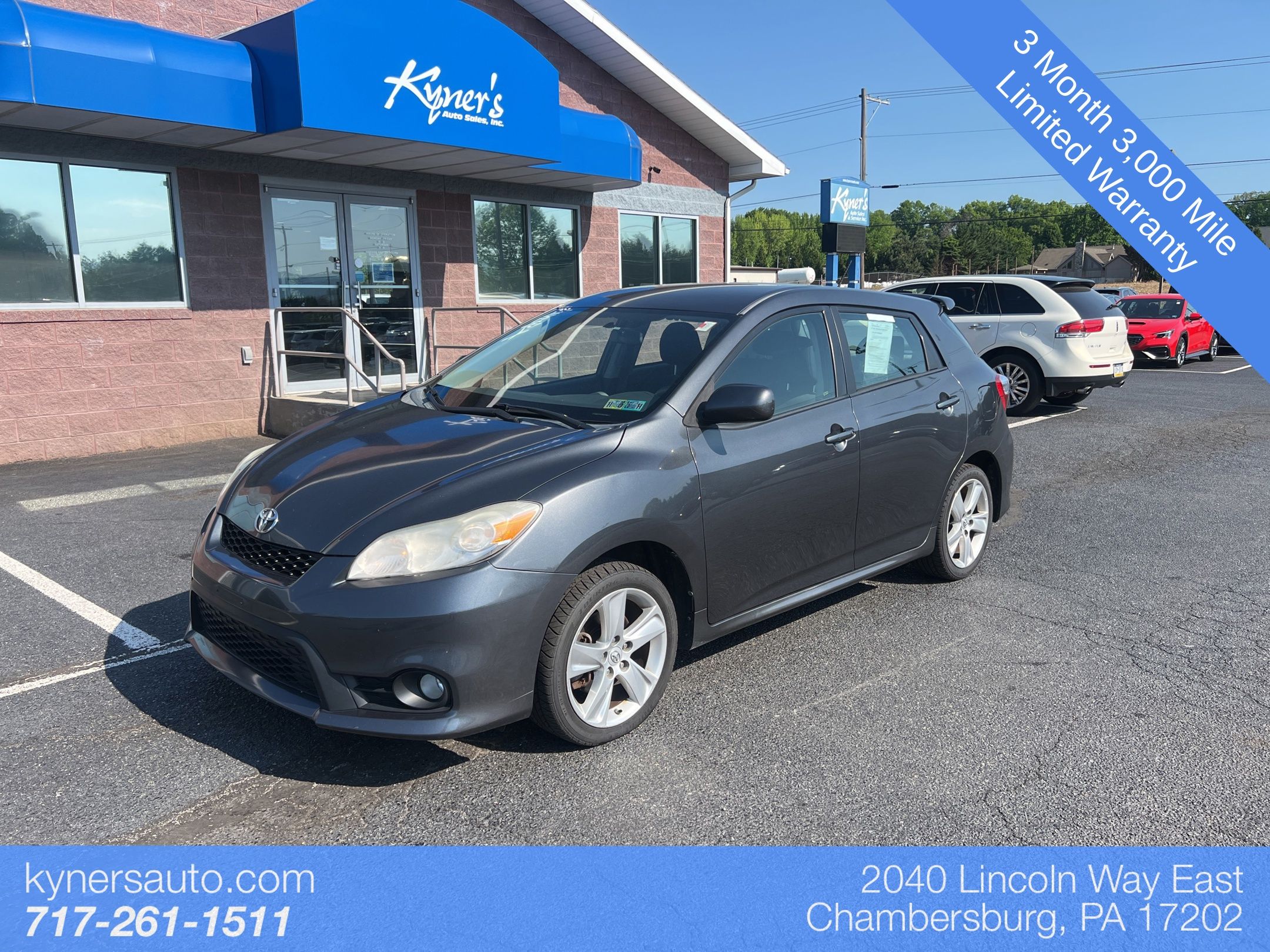 Magnetic Gray Metallic 2011 Toyota Matrix S AWD Hatchback All-Wheel Drive 4-Speed Automatic
