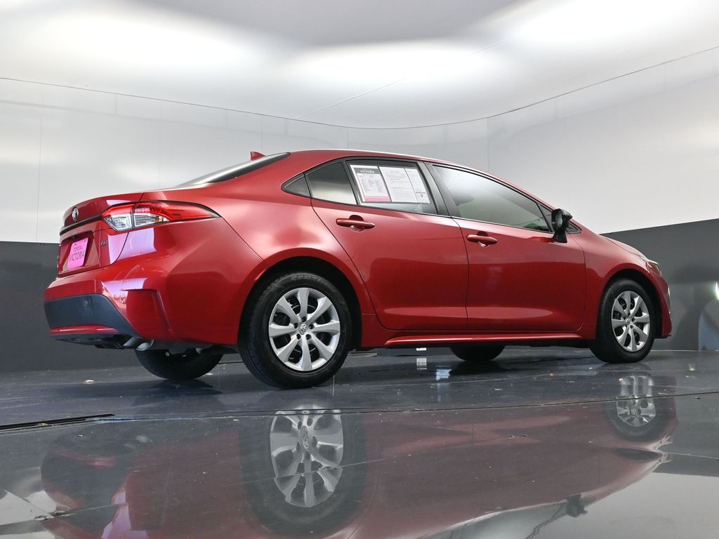 2021 Toyota Corolla LE Red at DeMontrond Auto Country