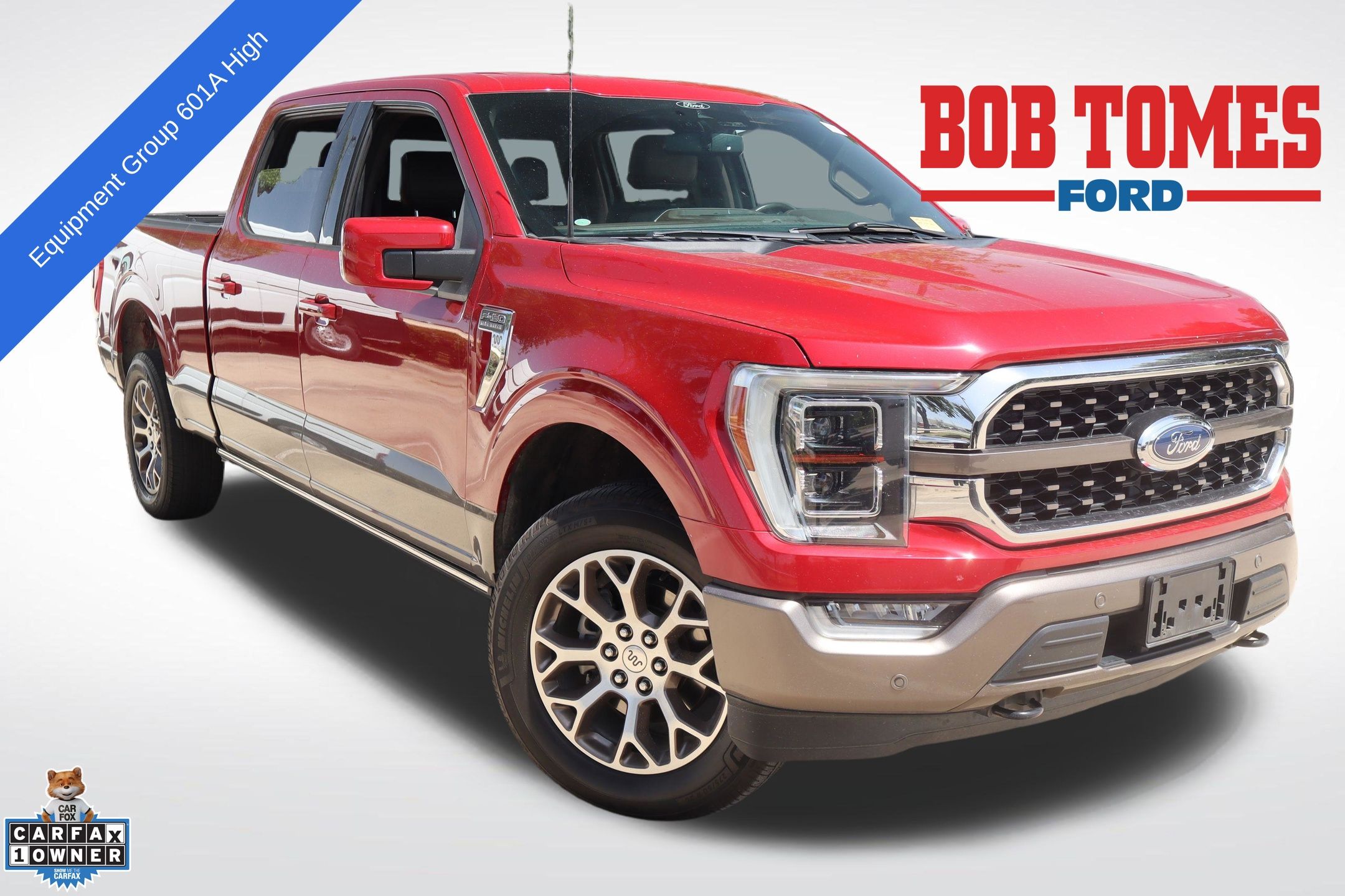 Brown 2022 Ford F-150 Pickup Truck Four-Wheel Drive Automatic