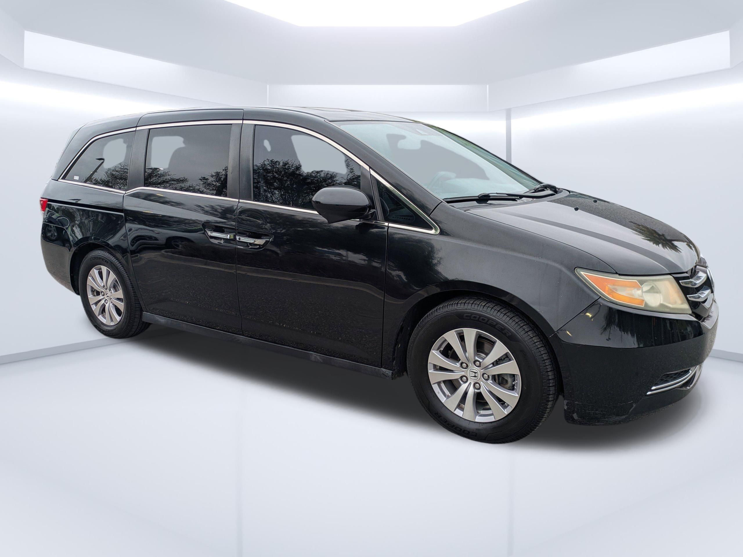 Crystal Black Pearl 2015 Honda Odyssey EX-L FWD Minivan Front-Wheel Drive 6-Speed Automatic