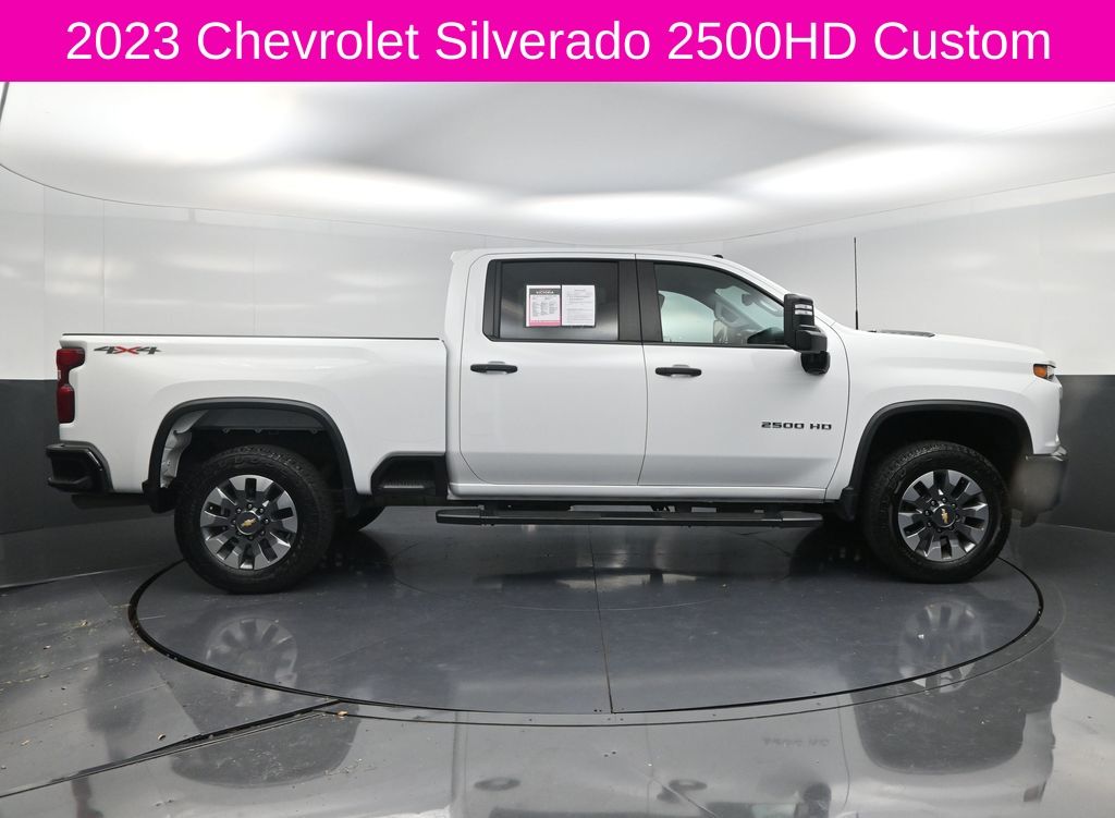 2023 Chevrolet Silverado 2500HD Custom White at DeMontrond Auto Country