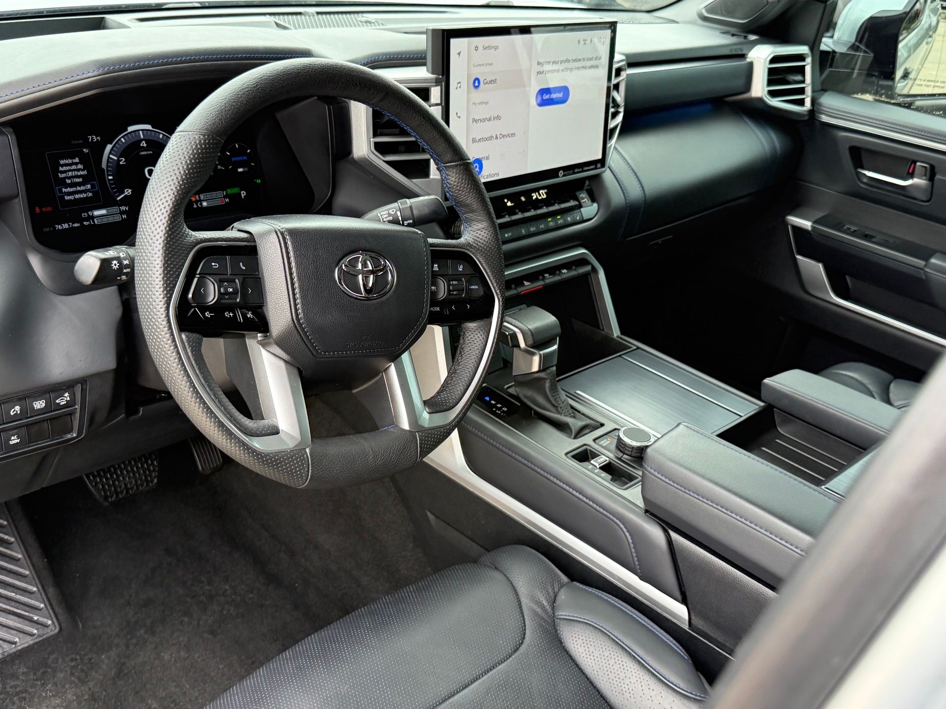 2023 Toyota Tundra Hybrid Platinum Silver at EAG Ford Navasota