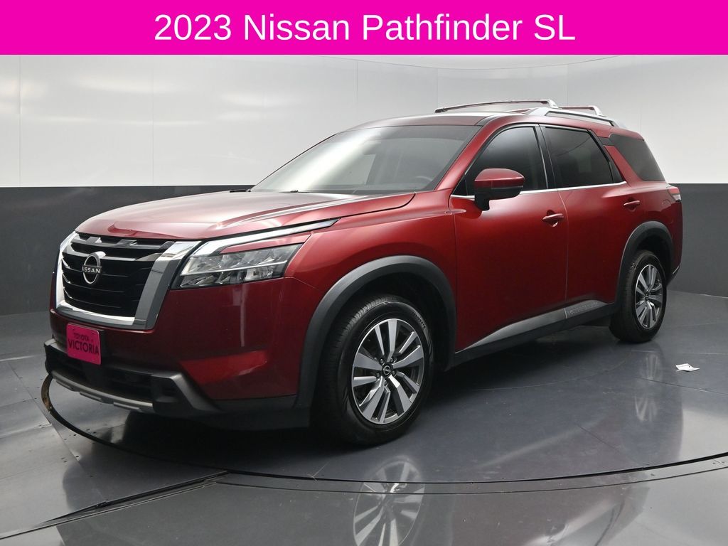 2023 Nissan Pathfinder SL Red at Parkway Family Mazda