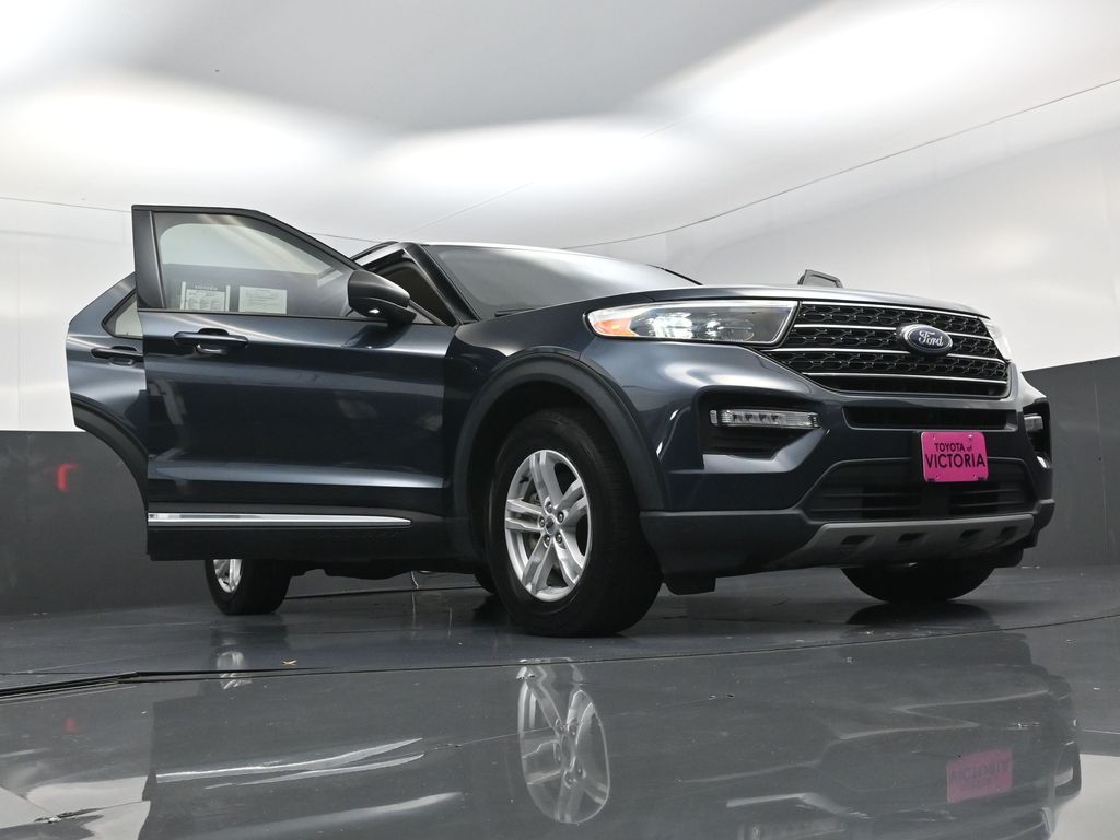 2023 Ford Explorer XLT Blue at North Houston Mitsubishi