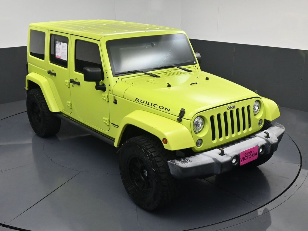 2017 Jeep Wrangler Unlimited Rubicon Green at Classic Chevrolet Galveston