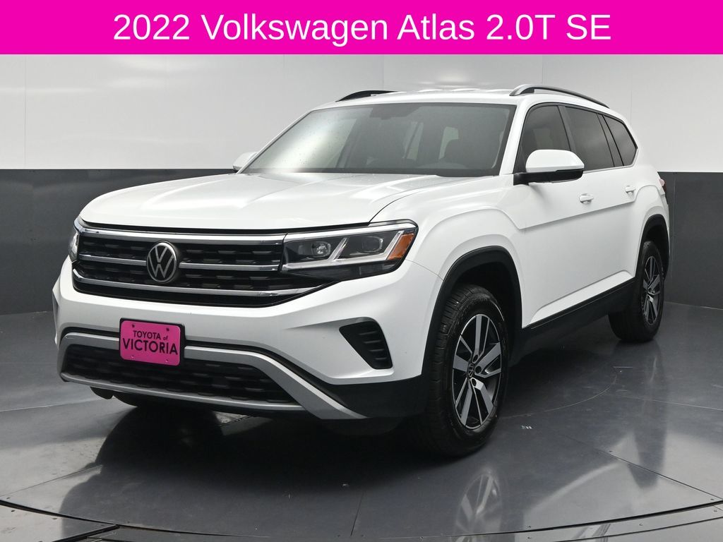 2022 Volkswagen Atlas 2.0T SE White at Wharton Ford