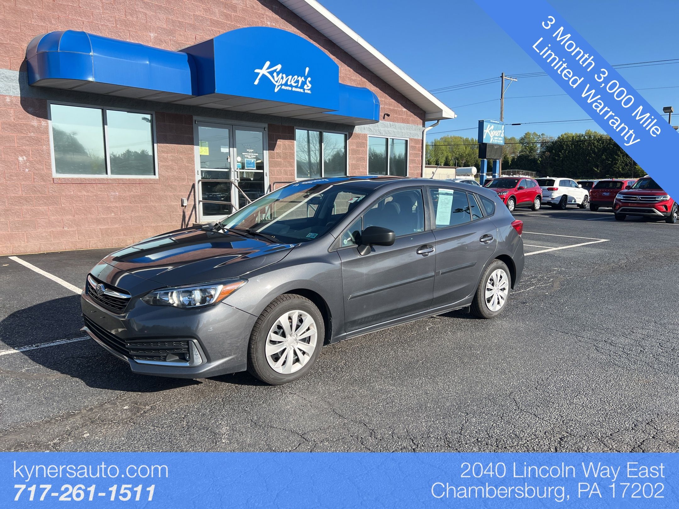 Magnetite Gray Metallic 2022 Subaru Impreza Wagon All-Wheel Drive 5-Speed Manual
