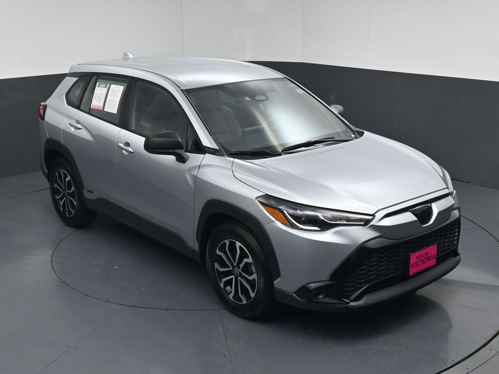 2024 Toyota Corolla Cross Hybrid S Silver at Monument Chevrolet